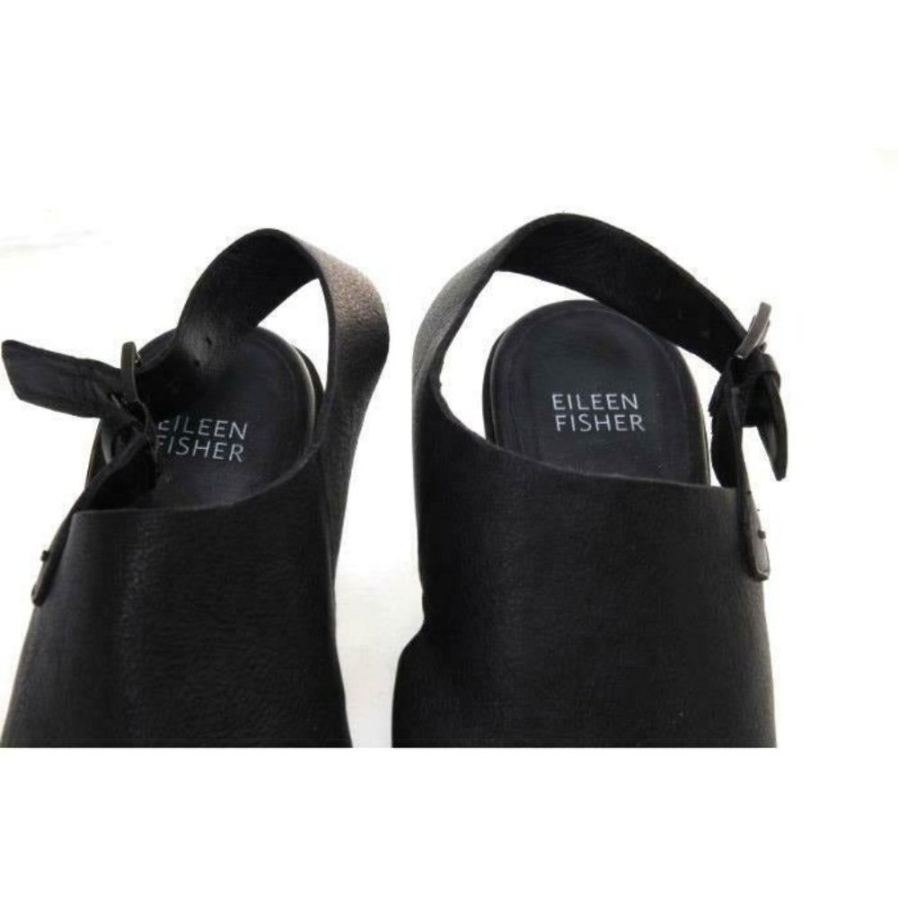 EUC EILEEN FISHER glance sandals sz 7 - Picture 3 of 6